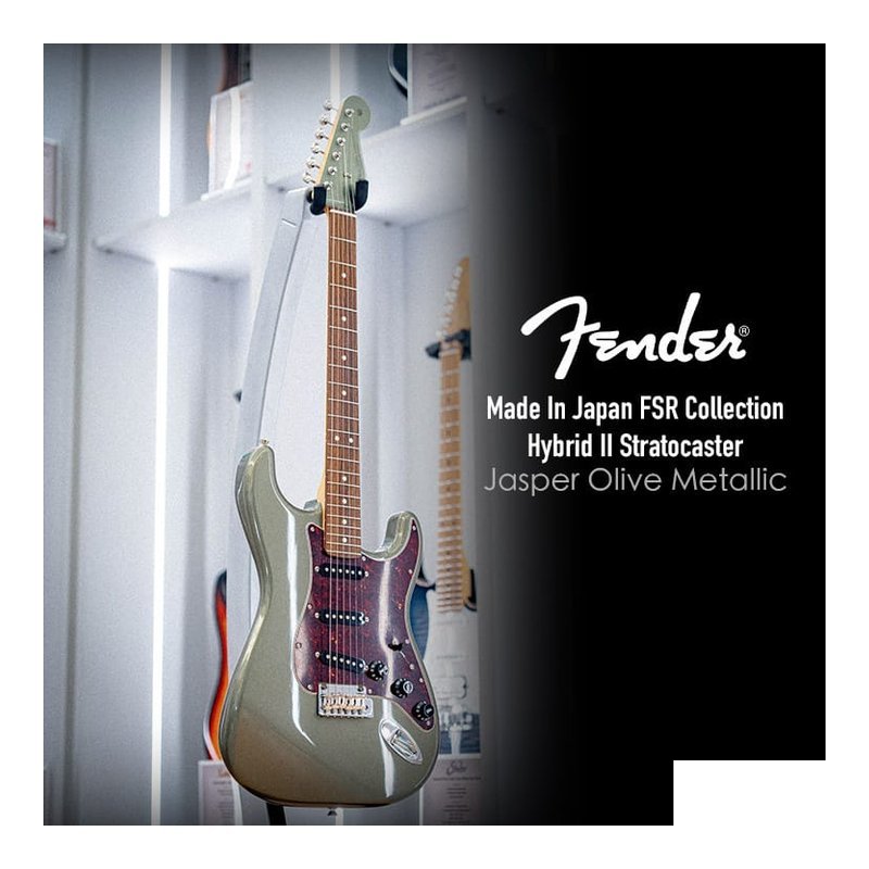 限定款 Fender Japan FSR Hybrid II Stratocaster JOM 電吉他 — 三峽吉他 / Bass