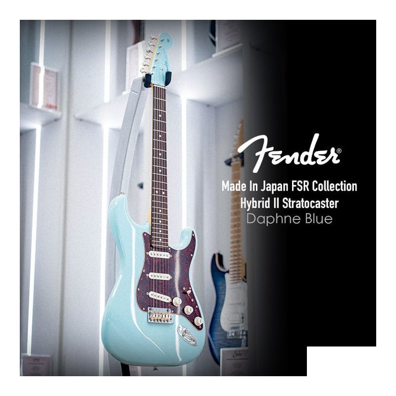 限定款 Fender Japan FSR Hybrid II Stratocaster DNB 電吉他 — 三峽吉他 / Bass