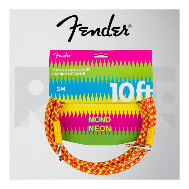 Fender MonoNeon Instrument Cables 吉他 貝斯 樂器導線 — 三峽吉他 / Bass