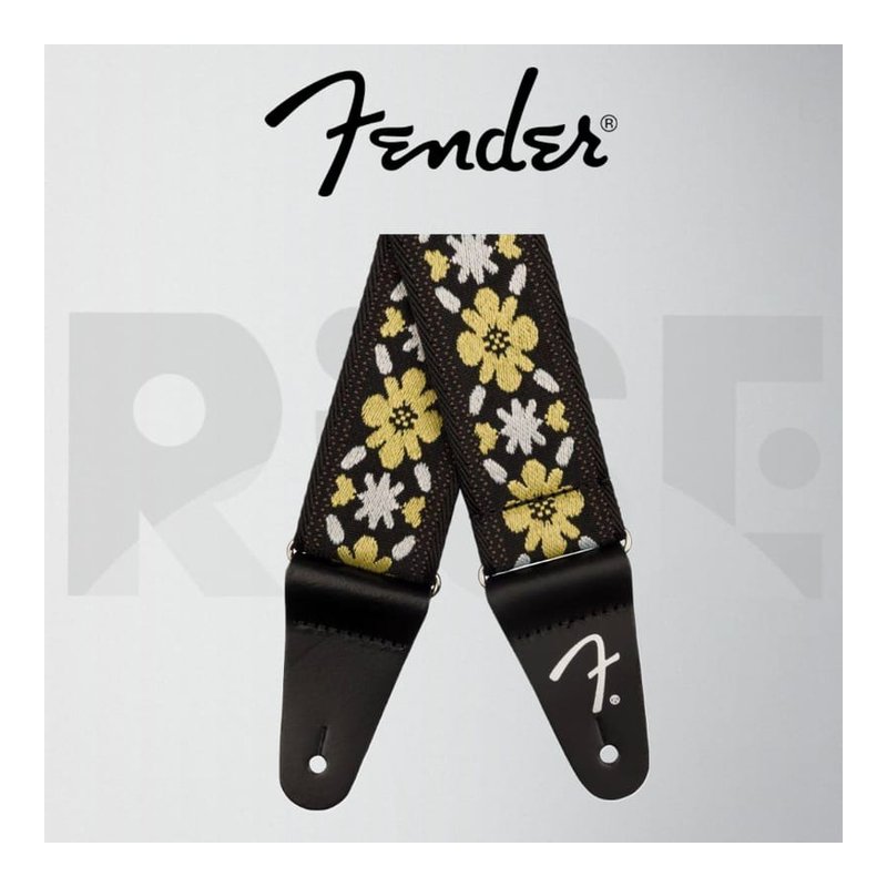 Fender Pasadena Woven Straps Yellow Clover 背帶 — 三峽配件 / 週邊