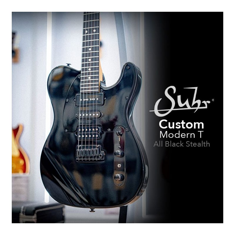 Suhr Custom Modern T Black Stealth 電吉他 John Suhr 監製 — 三峽吉他 / Bass