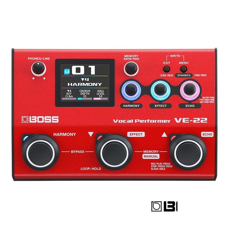 BOSS Boss VE-22 人聲 效果器 — 三峽效果器