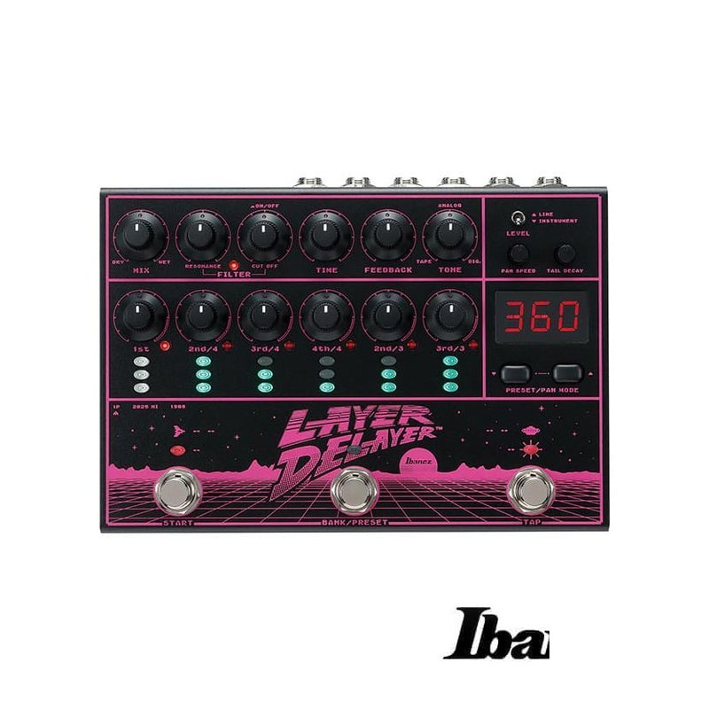 Ibanez LD303 Layer Delayer 延遲 單顆 效果器 — 三峽效果器