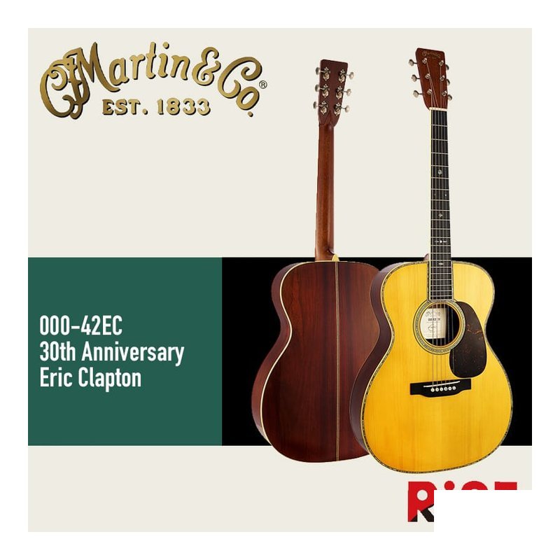 Eric Clapton 簽名紀念款 Martin 000-42EC 30th Anniv. 木吉他 — 三峽木吉他 / 民謠吉他