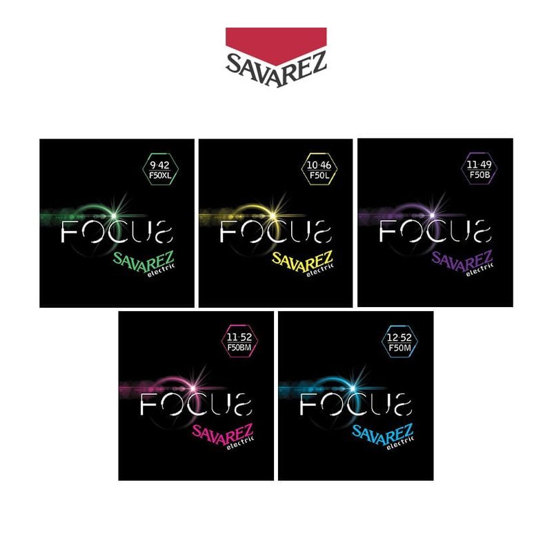 Savarez SAVAREZ Focus 系列 不鏽鋼纏繞 電吉他弦 — 三峽電吉他