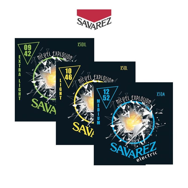 Savarez SAVAREZ Nickel Explosion 系列 鍍鎳纏繞 電吉他弦 — 三峽電吉他