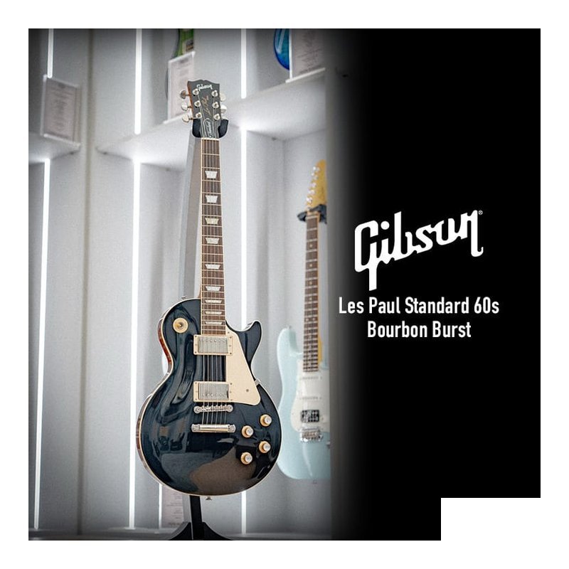 Gibson Les Paul Standard 60s Plain Top Ebony 電吉他 — 三峽吉他 / Bass