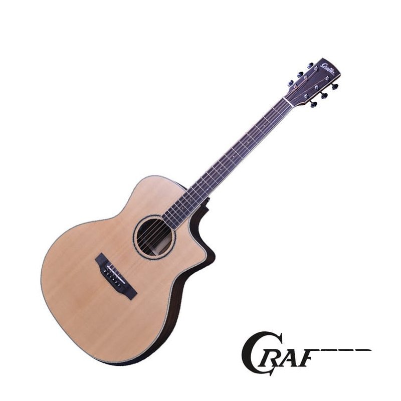 Crafter ES G-ROSEce 雲衫木 全單板 電木吉他 — 三峽木吉他 / 民謠吉他