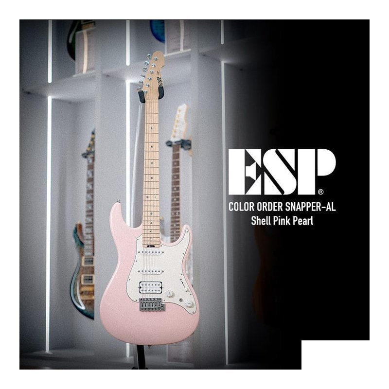 æ¥å» ESP Original Color Order SNAPPER-AL SPP 電吉他 — 三峽吉他 / Bass