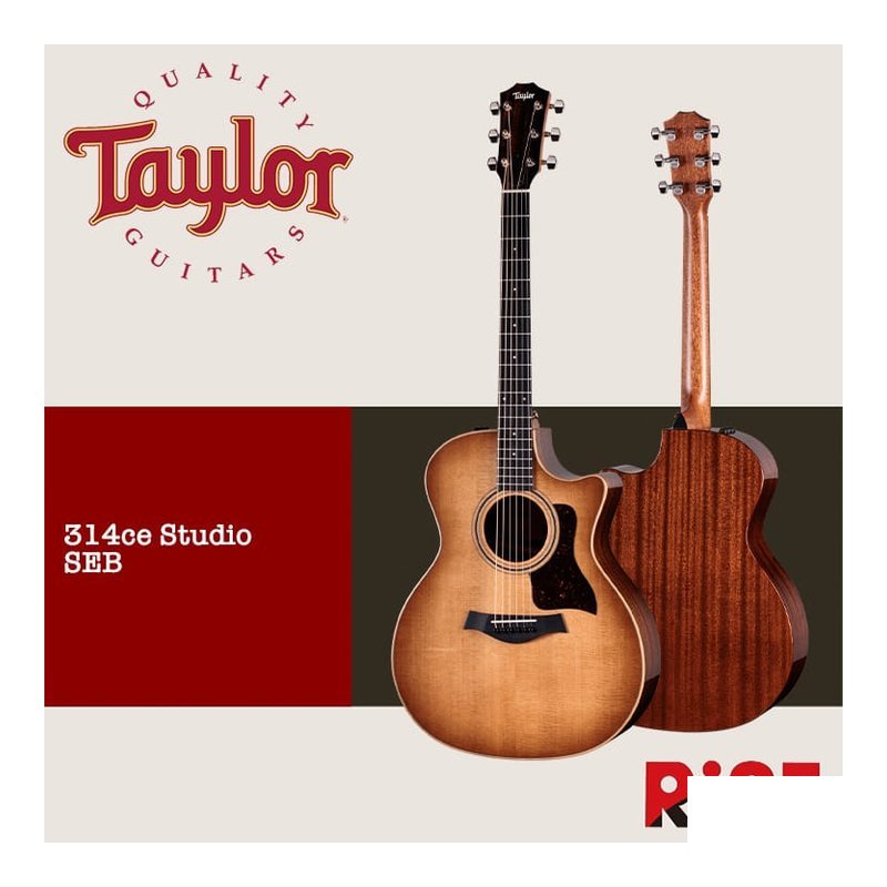 Taylor 314ce Studio SEB 木吉他 — 三峽吉他 / Bass