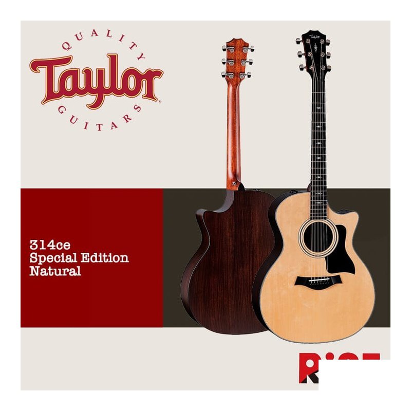 Taylor 314ce Special Edition Natural 木吉他 — 三峽吉他 / Bass