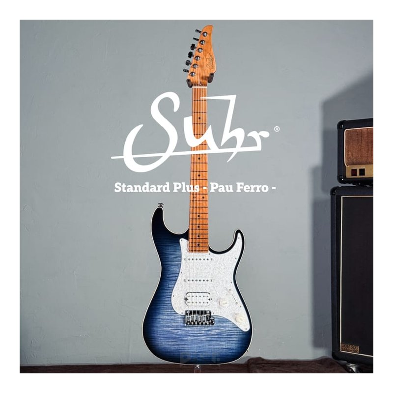 Suhr Standard Plus Faded Trans Whale Blue Burst 電吉他 — 三峽吉他 / Bass