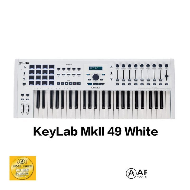 特價出清 Arturia KeyLab 49 MKII WT 49鍵 主控/創作/編曲 Midi 鍵盤 — 三峽鍵盤 / 鋼琴