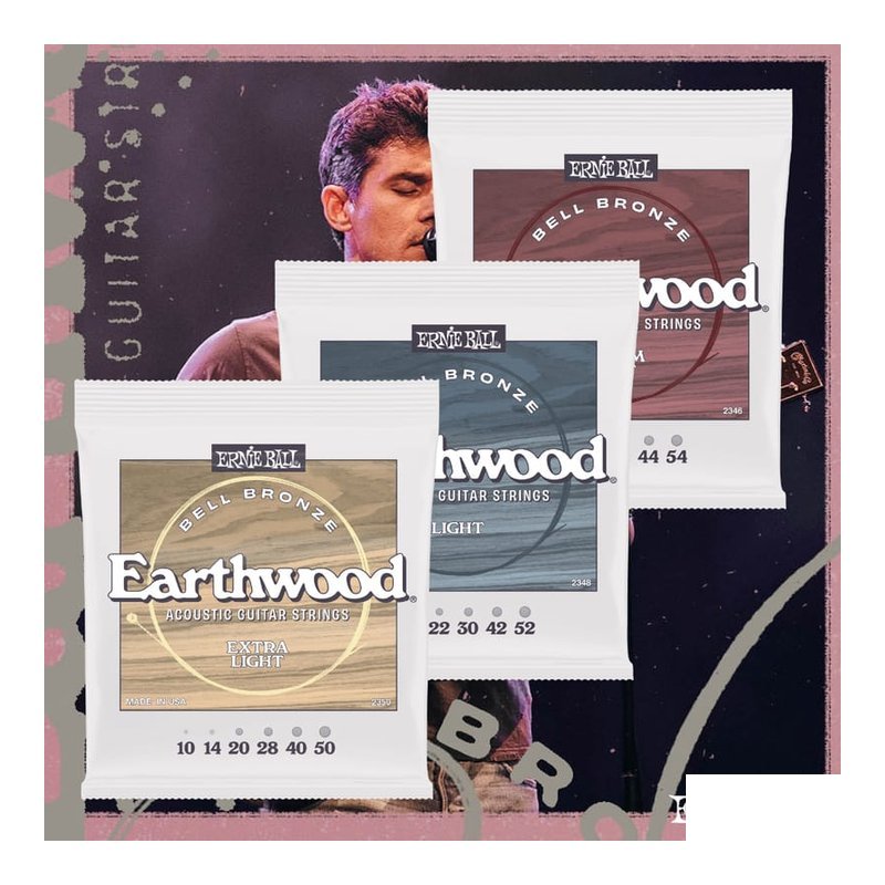 è¶ 值 John Mayer Ernie Ball Eeathwood Bell Bronze å ©å åªæ é»é 木吉他弦 — 三峽吉他 / Bass