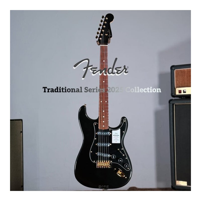 Fender Japan 2025 Traditional 60s Strat Black Pearl 吉他 — 三峽吉他 / Bass