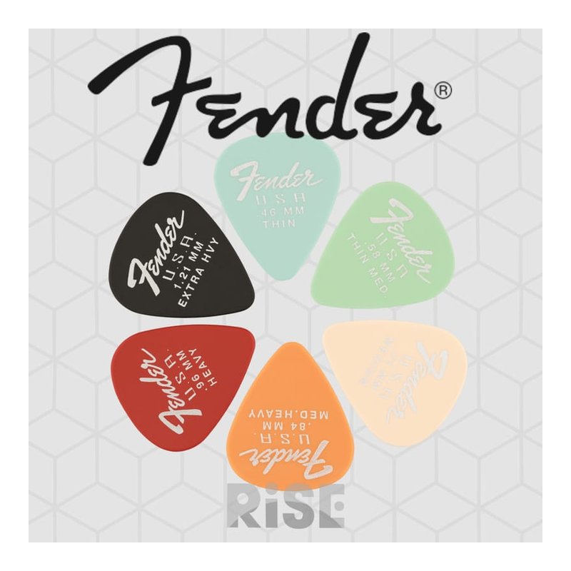 Fender Dura-Tone Delrin 351 經典 日系 PIck — 三峽配件 / 週邊