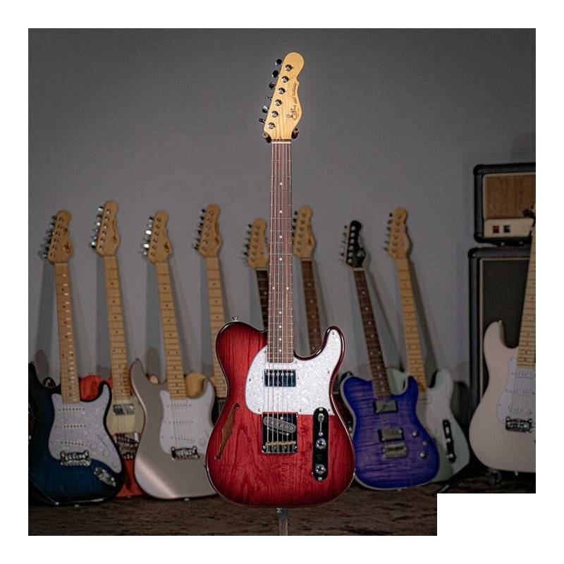 G&L Tribute ASAT Classic Bluesboy S/H Red Burst 電吉他 — 三峽吉他 / Bass