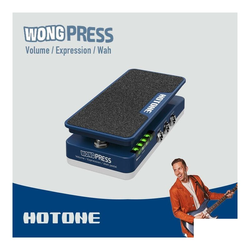 簽名款 Hotone SP-21 Wong Press VOL/EXP/WAH 三合一 踏板 — 三峽效果器