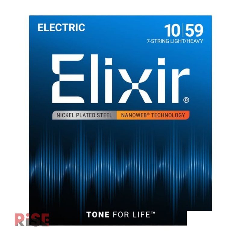 Elixir ELIXIR 10-59 七弦 電吉他弦 NANOWEB 奈米？ 覆塗層 12074 — 三峽木吉他 / 民謠吉他