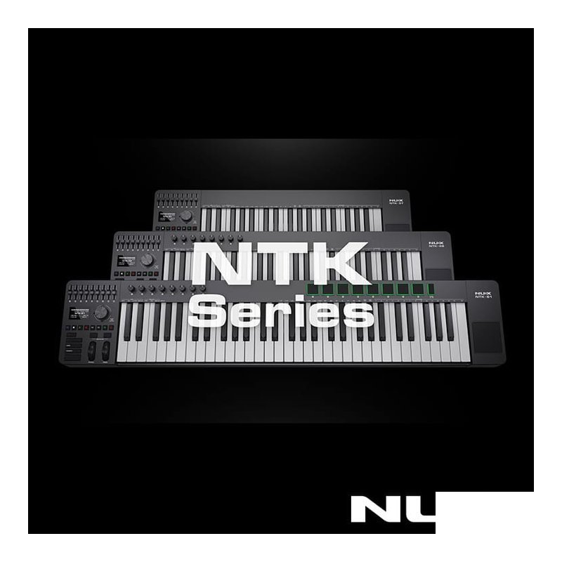 NUX NTK 系列 MIDI 控制鍵盤（NTK-37, NTK-49, NTK-61） — 三峽鍵盤 / 鋼琴