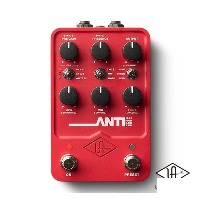 Universal Audio UAFX ANTI 1992 High Gain Amp 效果器 — 三峽效果器
