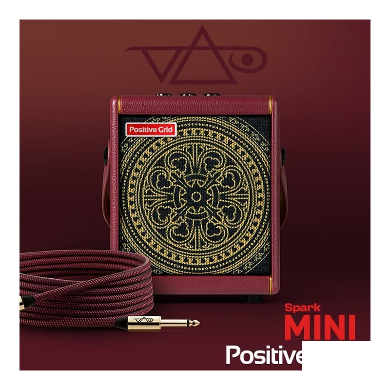 Steve Vai 簽名款 Positive Grid Spark MINI 便攜式 電吉他 貝斯 音箱 — 三峽木吉他 / 民謠吉他
