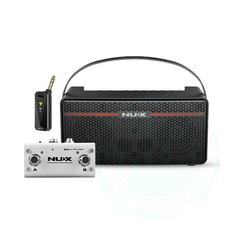 NUX Nux / Mighty Space 藍芽樂器音箱(30W)(含樂器無線發射器+切換踏板) — 三峽音響 / 音箱