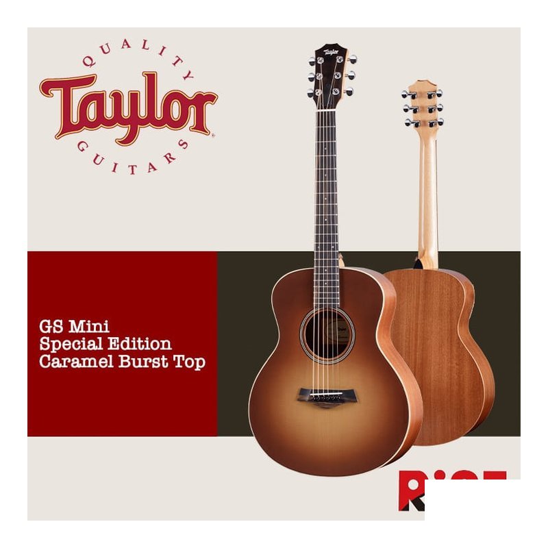 Taylor GS Mini SE Caramel Burst Top 面單板 木吉他 — 三峽吉他 / Bass