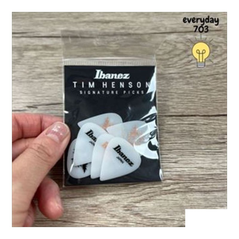 Tim Henson 簽名款 Ibanez P1000TH 彈片 pick — 三峽配件 / 週邊