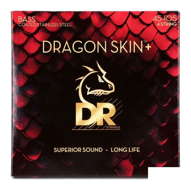 DR Strings Dragon Skin+ Steel å 覆 不鏽鋼 電貝斯弦 — 三峽木吉他 / 民謠吉他