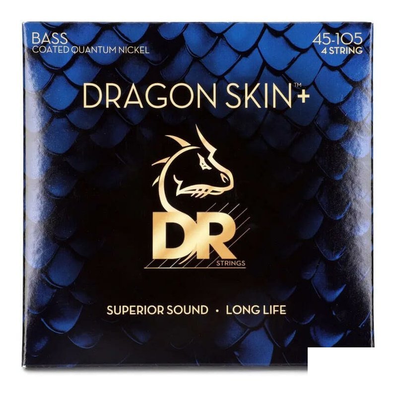 DR Strings Dragon Skin+ Quantum Nickel å 覆 鎳纏繞 電貝斯弦 — 三峽木吉他 / 民謠吉他