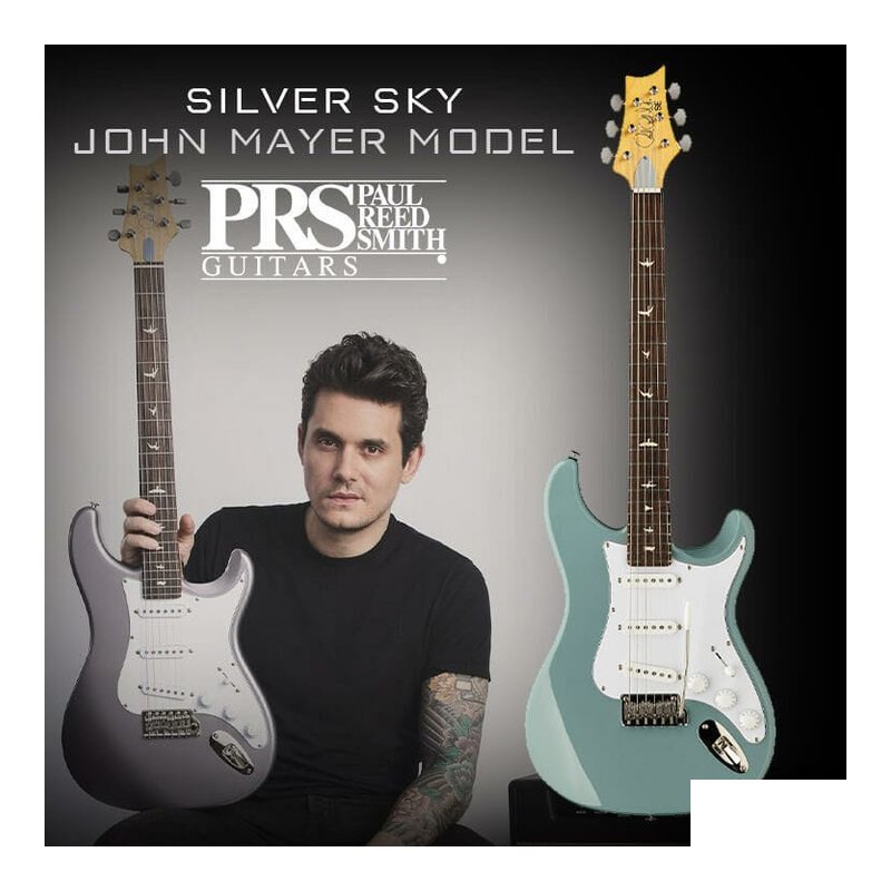 簽名款 PRS SE John Mayer Silver Sky Stone Blue 電吉他 — 三峽吉他 / Bass