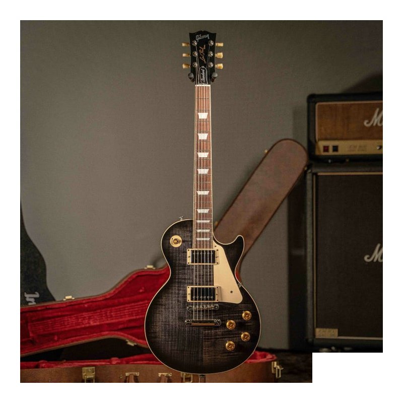 限定款 Gibson Les Paul Standard '50s Figured Translucent Black — 三峽吉他 / Bass