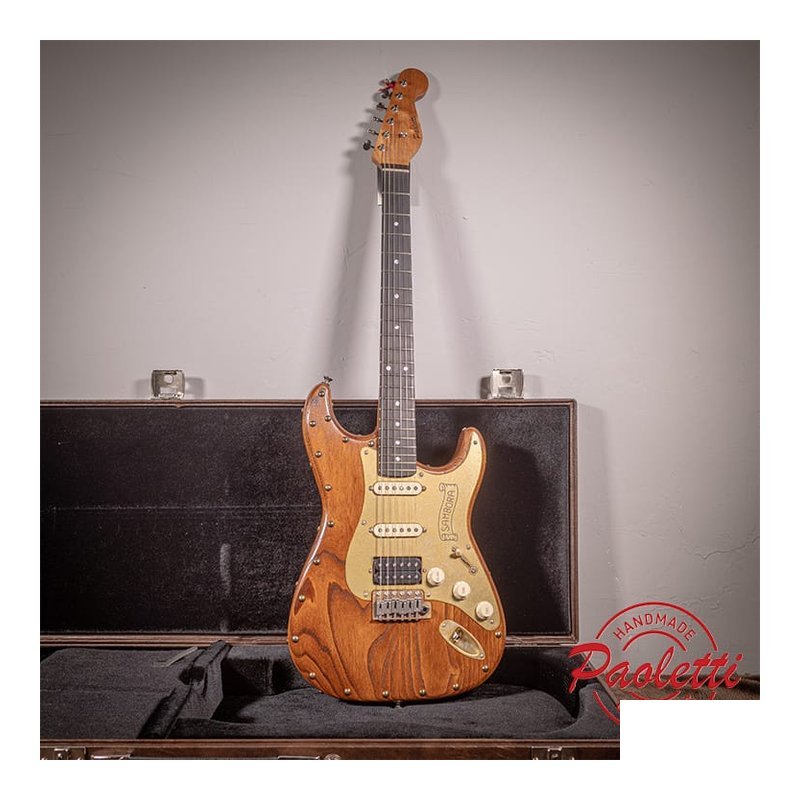 Richie Sambora 簽名款 Paoletti Stratospheric Wine HSS 電吉他 — 三峽電吉他
