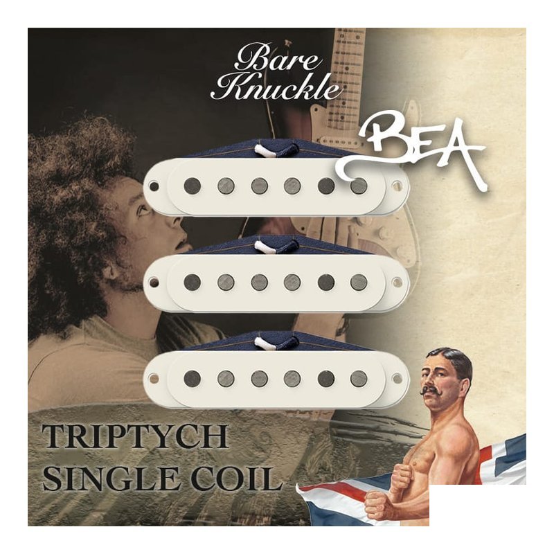 Rabea Massaad 簽名款 Bare Knuckle TRIPTYCH 單線圈 拾音器 — 三峽配件 / 週邊
