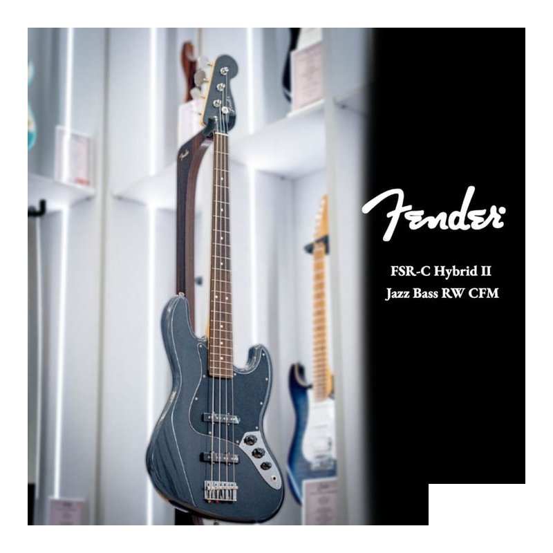限定款 Fender Japan FSR-C Hybrid II Jazz Bass CFM 電貝斯 — 三峽吉他 / Bass