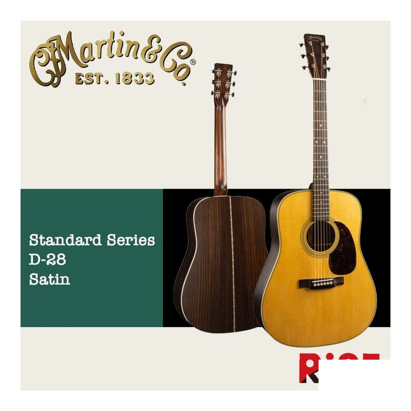Martin D-28 Satin 雲杉 全單板 木吉他 含原廠 硬盒 — 三峽吉他 / Bass