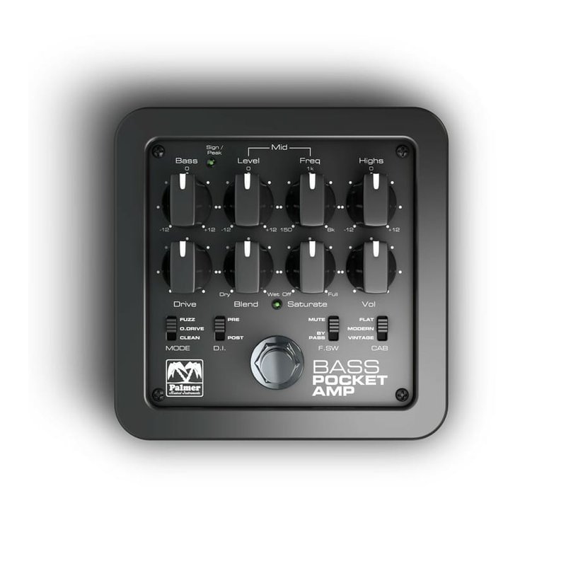 Palmer POCKET AMP BASS 貝斯 前級 效果器 — 三峽吉他 / Bass