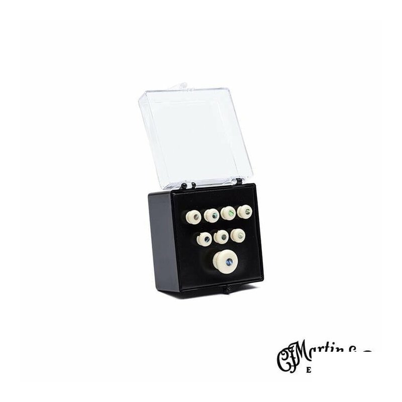 Martin Pearl Inlaid Bridge & Endpins 18APP45 çç 鑲嵌 弦釘 — 三峽配件 / 週邊