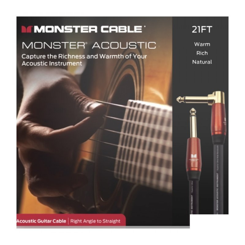 Monster Cable Prolink Acoustic 木吉他 樂器導線 IL 3.6米 — 三峽吉他 / Bass