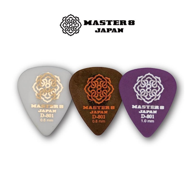 日本製造 Master 8 D-801S Hard Grip ?? 磨？ ？防滑 ?? pick — 三峽配件 / 週邊