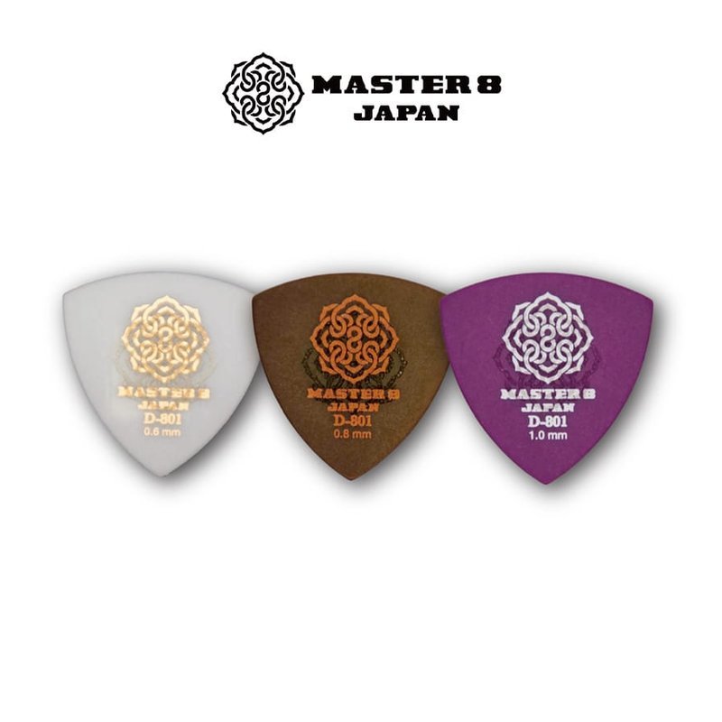 日本製造 Master 8 D-801S Hard Grip ?? 磨？ ？防滑 ?? pick — 三峽配件 / 週邊