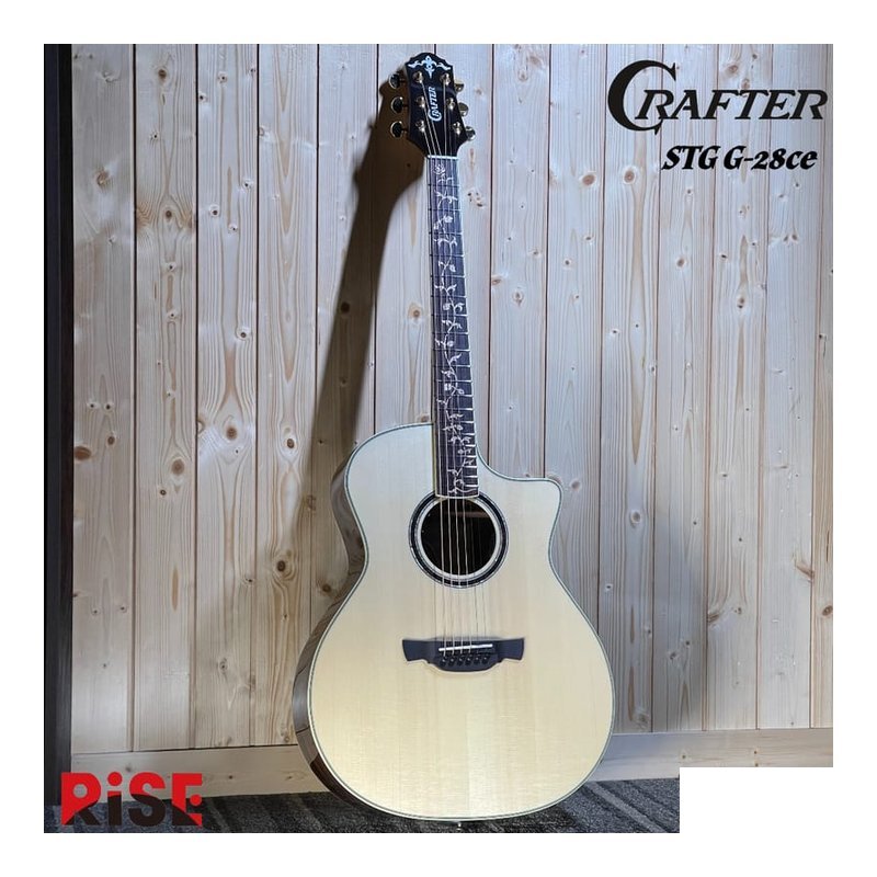 Crafter STG G-28ce 雲杉木 面單板 電木吉他 — 三峽木吉他 / 民謠吉他