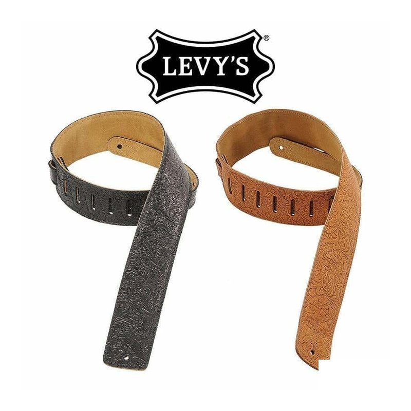 Levy's DM1FF 麂皮 浮雕皮革 背帶 — 三峽配件 / 週邊