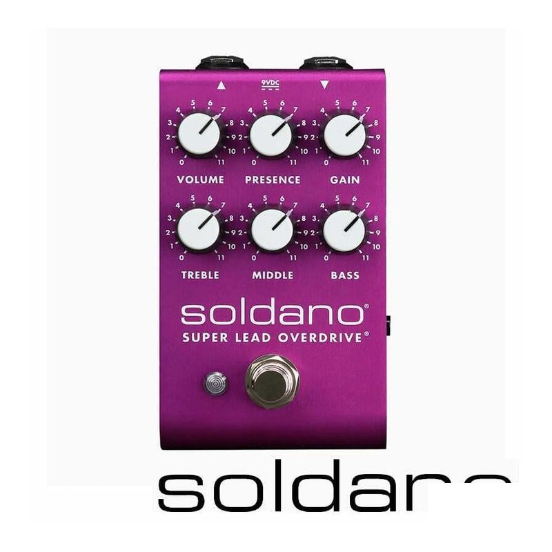 Soldano Soldano Super Lead Overdrive SLO Pedal 紫色 電吉他 煴音效果器 — 三峽木吉他 / 民謠吉他