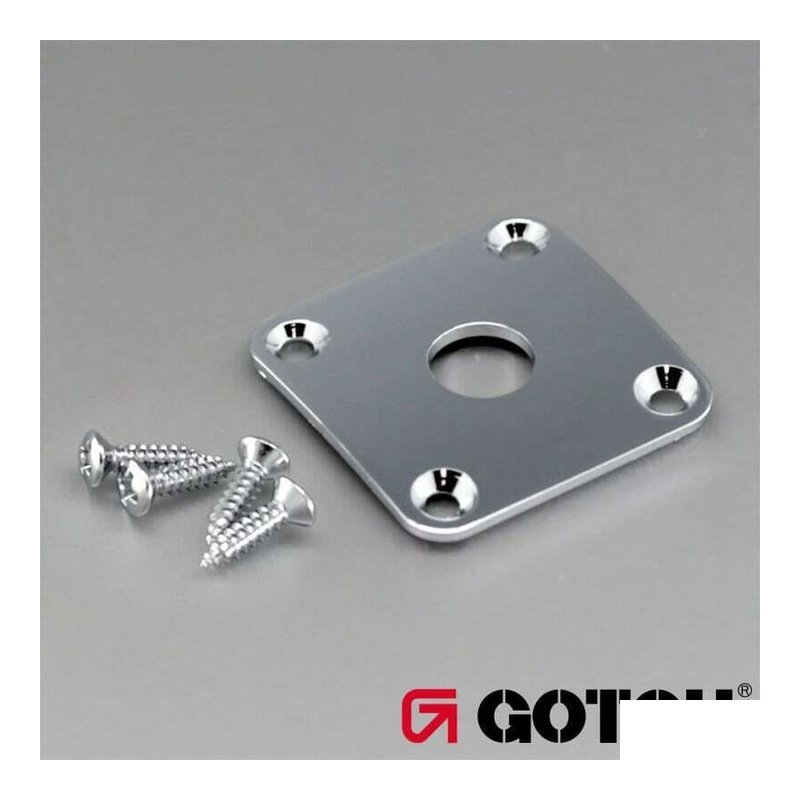 Gotoh JCB-4 Jack Cover 電吉他 導線孔護板 含螺絲 — 三峽吉他 / Bass