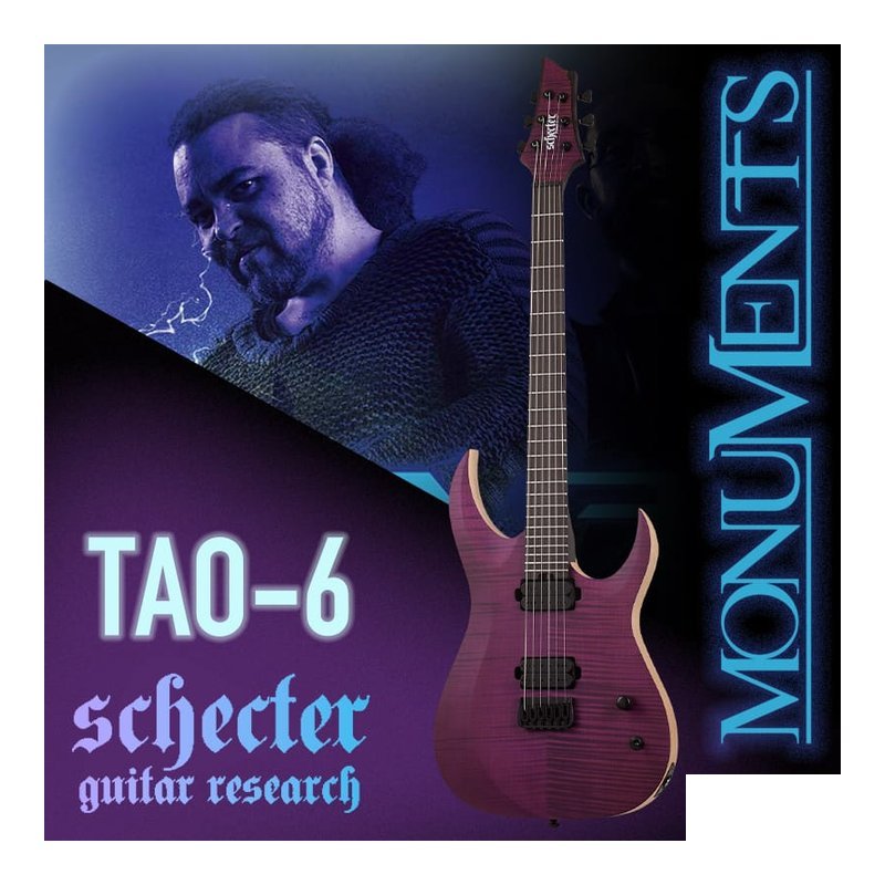 簽名款 Schecter John Browne Tao-6 雙雙 電吉他 — 三峽吉他 / Bass