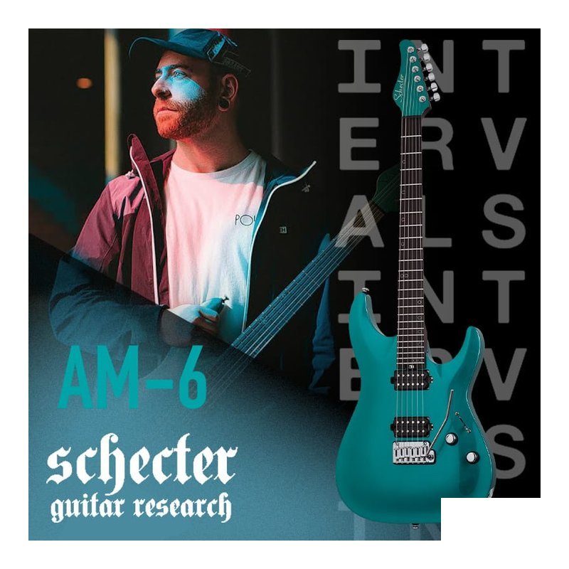 簽名款 Schecter Aaron Marshall AM-6 雙雙 小搖座 電吉他 — 三峽吉他 / Bass