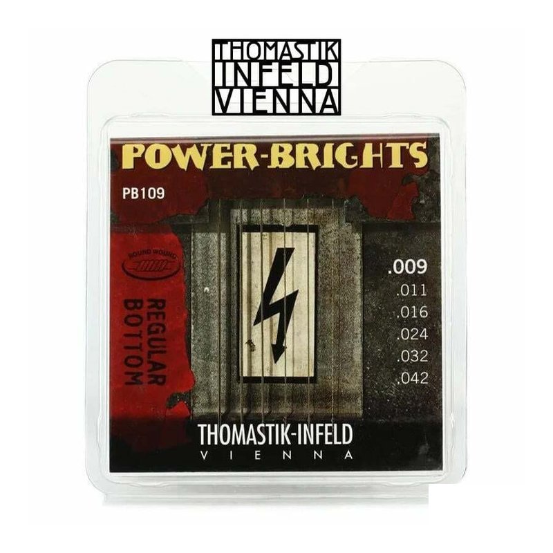 奧地利 Thomastik-Infeld Power-Brights PB109 09-42 電吉他弦 — 三峽電吉他