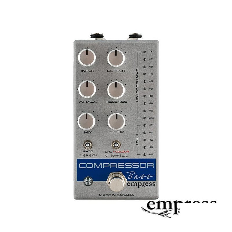 Empress Effects Bass Compressor 電貝斯專用 壓縮 效果器 — 三峽貝斯